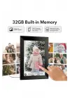 Dijital Fotoğraf Çerçevesi Wifi 10.1 İnç 32gb Dokunmatik Ekran, Uygulama Üzerinden Fotoğraf/video Paylaşımı