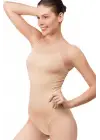 Omarı İnce Dikişsiz Askı Body Zıbın Atlet - Kadın Ten Uyumlu Elegan Tasarım