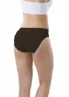 Omarı Dikişsiz İz Yapmayan Siyah Bayan Slip Külot