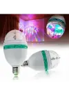 Omarı Renk Değiştiren Led Işıklı Disco Ampül - Hediye Duy ile