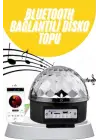 Disko Topu Renkli Işıklı Lazer Parti Bluetooth Bağlantılı Led Küre
