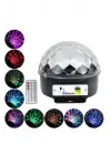 Disko Topu Renkli Işıklı Lazer Parti Bluetooth Bağlantılı Led Küre