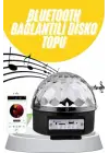 Disko Topu Renkli Işıklı Lazer Parti Bluetooth Bağlantılı Led Küre