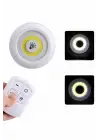 Dolap Işığı Mutfak Rafı Işığı Uzaktan Kumandalı 3 Lü Spot Led Lamba