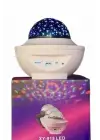 Dönen Işıklı Disko Topu Projektör Müzik Çalarlı Disco Speaker