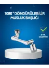 Dönen Musluk Başlığı 1080 Derece Ayarlanabilir Filtreli Sprey Uç