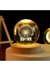 Dönme Dolap Tasarımlı Işıklı Cam Küre