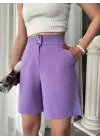 Modern Düğmeli Şort