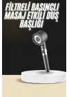 Duş Başlığı Profesyonel Masaj Başlıklı 3 Modlu Yeni Nesil Masaj Uçlu Su Tasarruflu