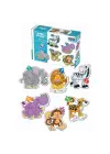 Omarı Eğlenceli ve Renkli Hayvan Puzzle Seti