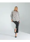 Trend Leopar Desen Gömlek