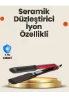 Elektriklenmeyi Azaltan İyonlu Saç Düzleştirici – Titanyum Plaka Ve Şık Tasarım