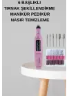 Elektrikli Manikür Pedikür Seti İkili Set 17 Parça Tırnak Bakımı Nasır Temizleme Tırnak Şekillendirme