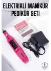 Elektrikli Manikür Pedikür Törpü Seti Protez Tırnak Nasır Temizleyici