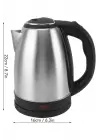 Elektrikli Paslanmaz Çelik Su Isıtcı Çelik Kettle 1.8 Lt. Uzun Ömürlü
