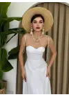 Elia İp Askılı Elbise