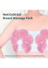 Omarı Sıcak ve Soğuk Kullanıma Uygun Jel Göğüs Pedi - Konfor ve Destek Sağlayan Emzirme Pedi (Pembe)