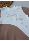 Enerjik Nakışlı Es Çizgi Boy Erkek Bebek Tulumu