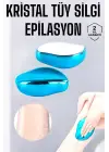 Epilasyon Aleti Bacaklar Kollar İçin Yıkanabilir Kristal Epilatör Tüy Silgi