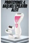 Epilatör Cihazı Epilasyon Aleti Çoklu Başlık Seçeneği Ayak Törpüsü