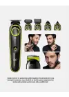 Erkek Bakım Seti 5’i 1 Arada Şarjlı Paslanmaz Çelik Başlıklı