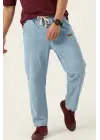 Erkek Rahat Kesim Baggy Jean Pantolon 30073 - Mavi
