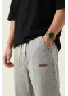 Erkek Rahat Kesim Baggy Jean Pantolon 30073 - Taş