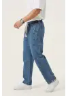 Erkek Rahat Kesim Baggy Jean Pantolon 30074 - İndigo