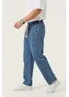 Erkek Rahat Kesim Baggy Jean Pantolon 30074 - İndigo