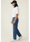 Erkek Rahat Kesim Baggy Jean Pantolon 30074 - Lacivert