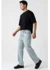 Erkek Rahat Kesim Baggy Jean Pantolon 30075 - Mavi