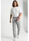 Erkek Rahat Kesim Baggy Jean Pantolon 30075 - Taş