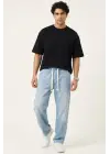 Modern Baggy Jean Pantolon - Erkek