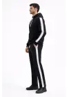 Modern Kapüşonlu Sweatshirt ve Boru Paça Eşofman Takım