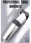 Erkeklere Özel Şarjlı Saç Ve Sakal Kesme Tıraş Makinesi Seti