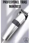 Erkeklere Özel Şarjlı Saç Ve Sakal Kesme Tıraş Makinesi Seti