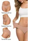 Esnek Kadın Dikişsiz Lazer Kesim Külot