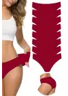 Omarı Esnek ve İz Bırakmayan Kadın Dikişsiz Külot Bordo