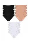Eşsiz Süper Eko Set Kadın Slip Külot