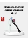 Evde Profesyonel Cilt Bakımı Dermaroller + Siyah Nokta Temizleyici Setı
