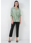 Fermuarlı Gömlek 0721 - Mint