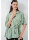 Fermuarlı Gömlek 0721 - Mint