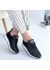 Omarı Yüksek Performans Siyah Spor Ayakkabı