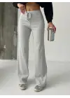 Fit comfort gri salaş pantolon A6011