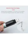Fithome 100mw Desen Başlıklı Usb Şarjlı Yeşil Lazer Pointer