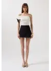 Fiyonk Detay Mini Etek
