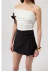 Fiyonk Detay Mini Etek