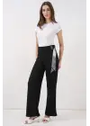Modern Fularlı Örme Pantolon