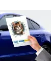 Fulcar Kedi Tasarımlı Araç Stickerı