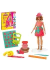 G1360 Play-Doh Barbie Çiçek Desenleri ve Püsküller Hamur Oyun Seti +3 yaş